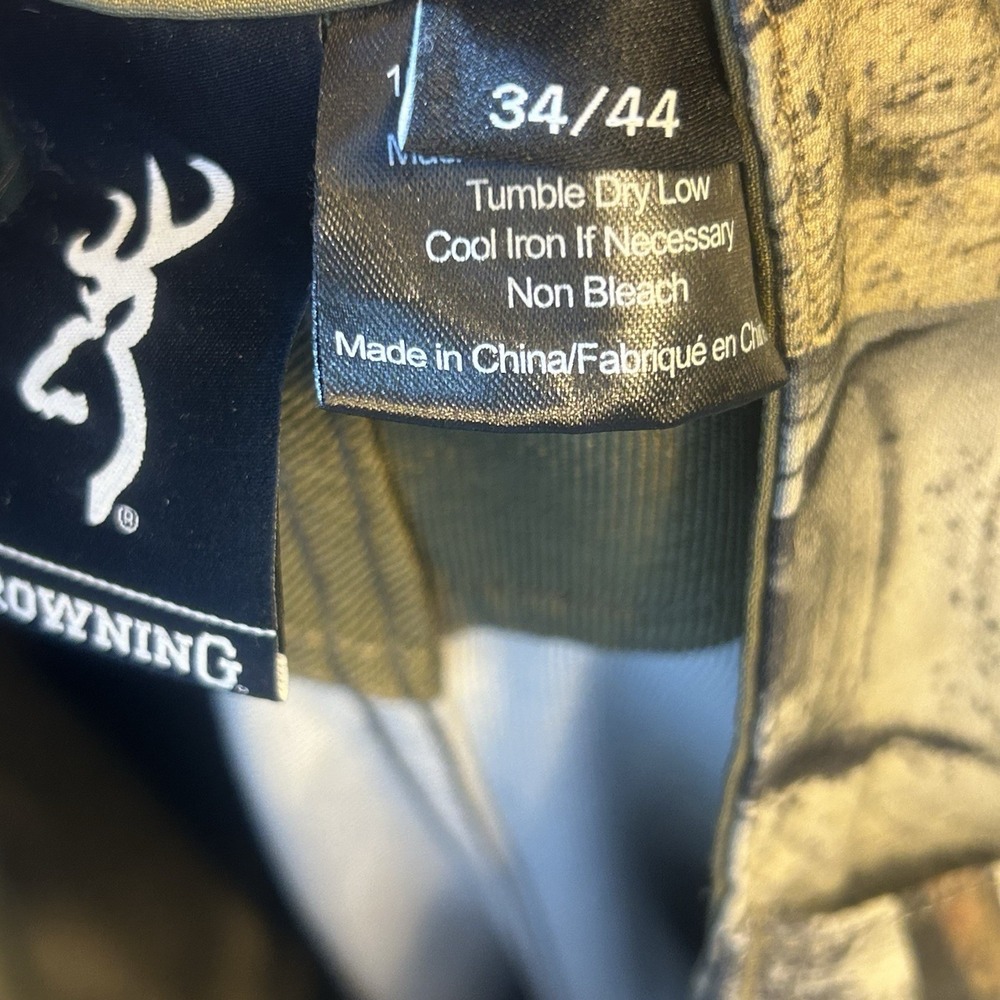 Browning Mens Camoflauge Hunting Lounge Pants Mossy Oak 34x32 100% Polyester - Picture 9 of 9